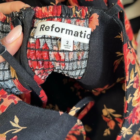 Reformation Frankie Linen Floral Maxi Dress - Picture 5 of 5